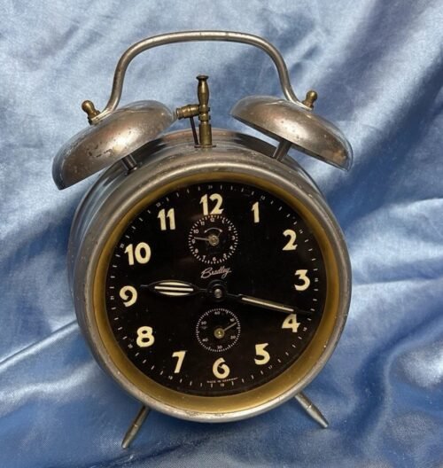 Vintage Bradley Germany Alarm Clock Rare Early Model