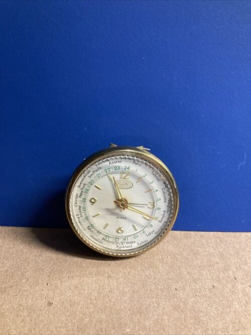 Vintage Bradley Time World Travel Alarm Clock