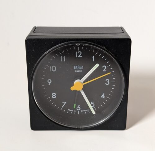 Vintage BRAUN Quartz Travel Alarm Clock AB1 4746 Made In Germany Tested Working