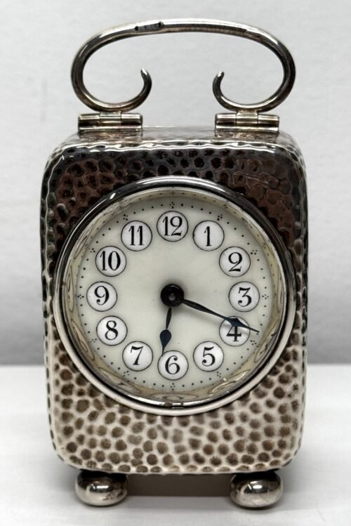 Vintage British London Sterling Silver Carriage Clock with French Movement PARTS