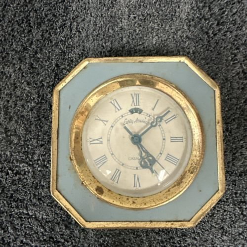 Vintage Caselle Early Arisings Table Top Alarm Clock Works Well Luminous Hands