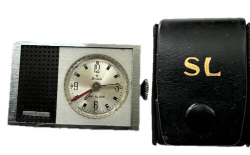 SAM LEVENE's Pre-Owned Stowa Alarm Clock & Leather Case