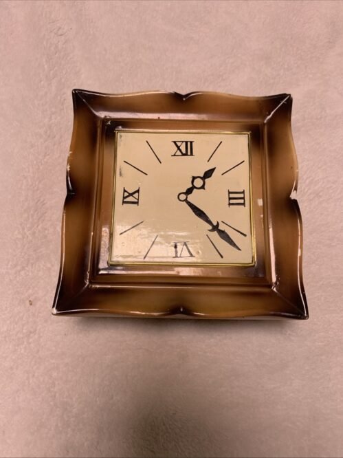 Vintage Clock Wall Pocket