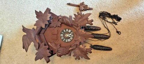 Vintage Cuckoo Clock By Swiss Musical Movement Kaiserwalzer Faustwalzer