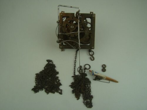 VINTAGE CUCKOO CLOCK G M ANGEM MOVEMENT UNTESTED