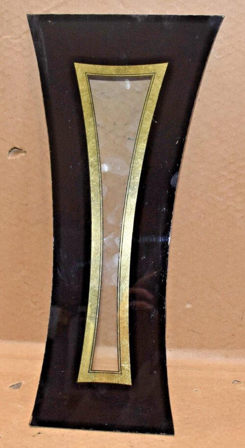 Vintage E. Howard Weight Driven Figure 8 Wall Clock Throat Glass