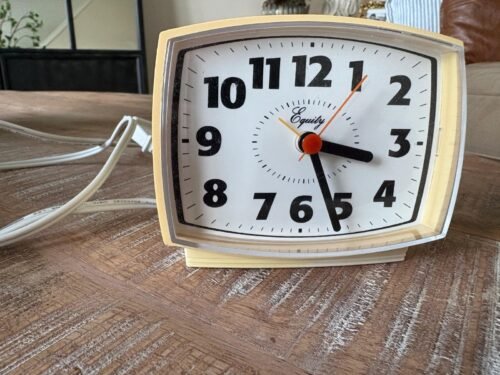 VIntage Equity Old Fashioned Alarm Clock Electric Powered