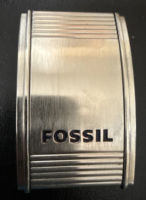 Vintage Fossil Watches Folding Metal Travel Alarm Clock Compact