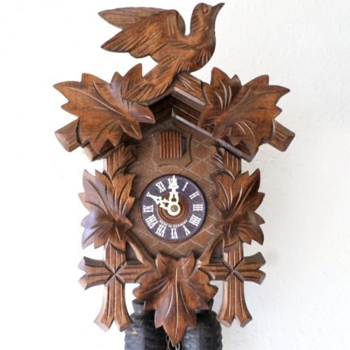 Vintage German Black Forest Cuckoo Clock w COA New Original Box Schwarzwälder