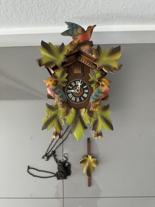Vintage German Small Cuckoo Clock