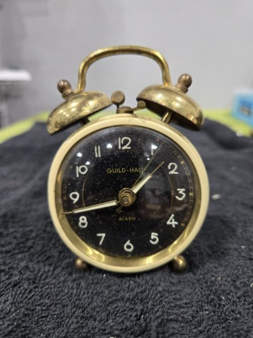 Vintage Guild-Hall German Twin Bell Alarm Clock
