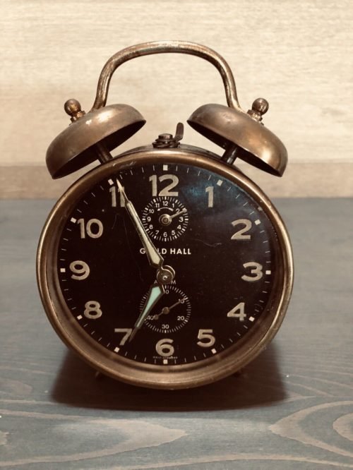 Vintage Guild Hall Alarm Clock Made in Germany - Works!!!