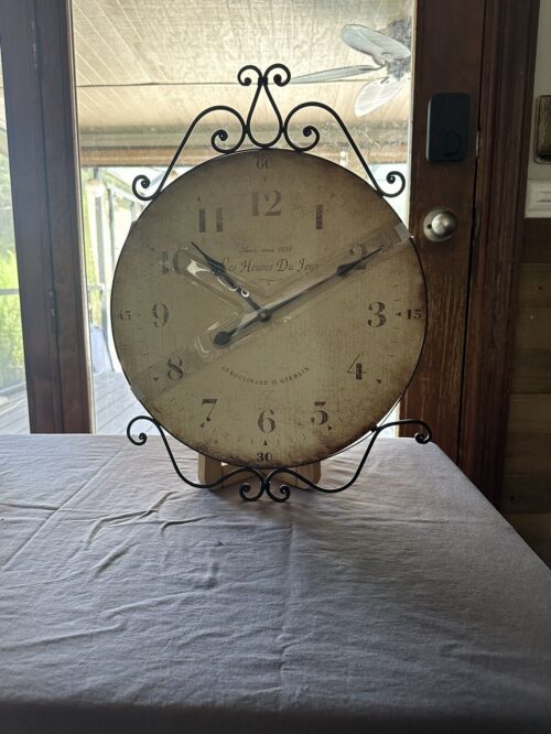 Vintage Home Interiors French Style Wall Clock