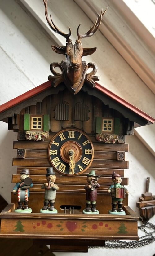 Vintage Kuner Oompa Band Cuckoo Clock