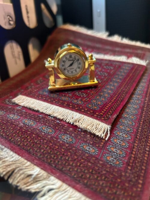 Vintage Le' Watch Mantel Collectible Mini Miniature Quartz Desk Clock JAPAN MOVT