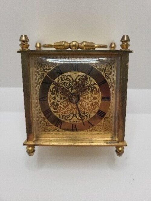 Vintage Linden Black Forest Germany Cuckoo MFG Co. Alarm Shelf Clock See Picture