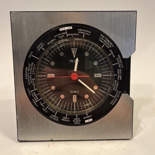 Vintage Lorus Quartz World Time Clock Japan Runs And Works Retro Estate Find