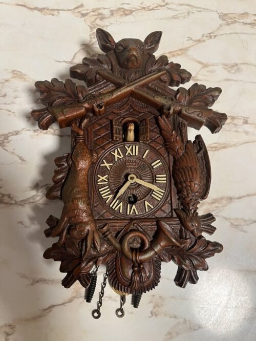 Vintage Lux Working Hunter Cuckoo Clock