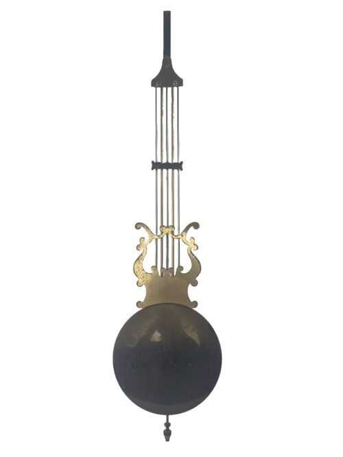 Vintage Lyre French Clock Pendulum