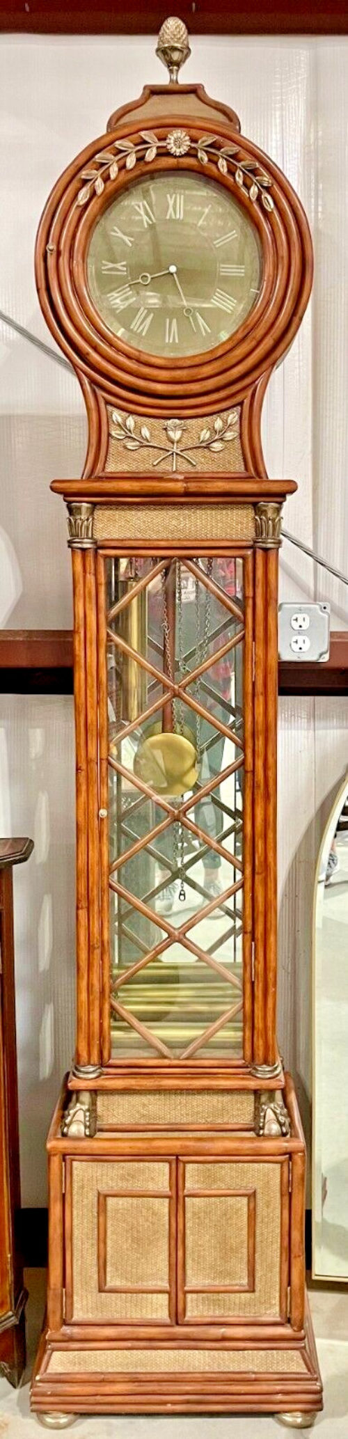 Vintage Maitland Smith Longcase Grandfather Clock