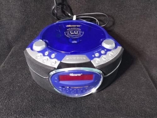 Vintage Memorex CD/Radio/Alarm Clock, Rare- Works/Tested