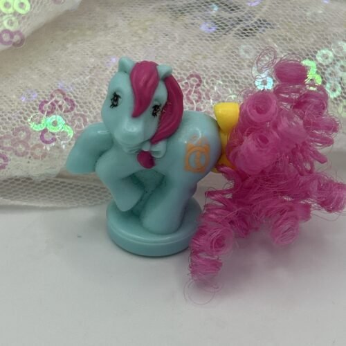 Vintage My Little Pony Ponytail Petite Ponies Curly Brushable Tail Alarm Clock