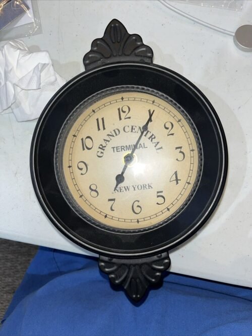 Vintage New York “Grand Central Terminal” Novelty Wall Clock, Battery Operated