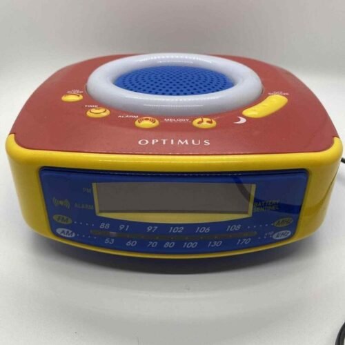 Vintage Optimus CR-316 Radio Kids Alarm Clock