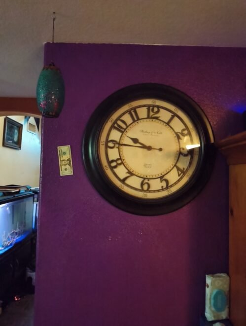 Vintage Oversized Wall Clock Works