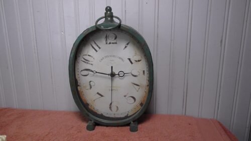 Vintage Pier 1 Cafe des Marguerites French Bistro Pocket Watch Clock