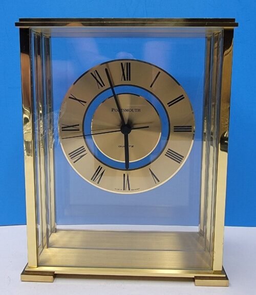 Vintage Portsmouth Floating Dial Mantel/Desk Clock.