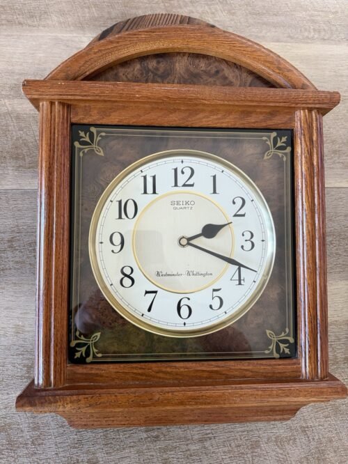Vintage RARE Beautiful SEIKO Wall Mount Clock With Working Chimes (Japanese)