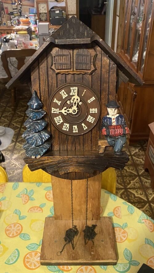 Vintage Rare Poppo Musical Cuckoo Clock Japan