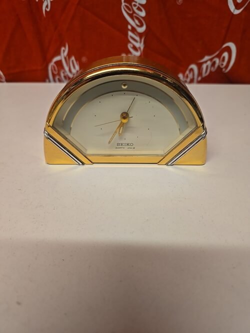 Vintage Seiko Japan Table Clock With Alarm