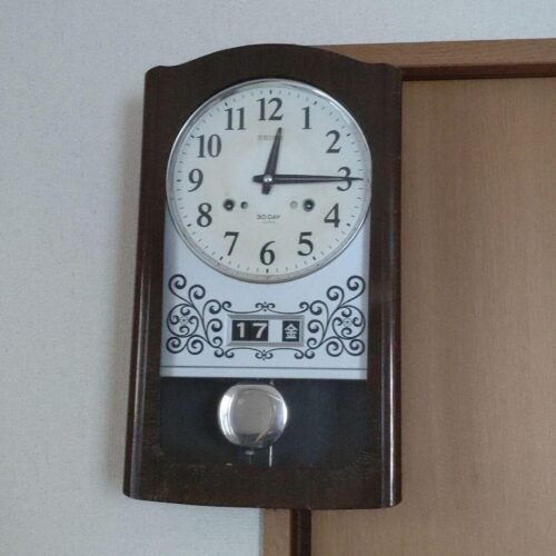 Vintage SEIKO Pendulum Wall Clock Wind-Up 30-Day Run Restored Japan