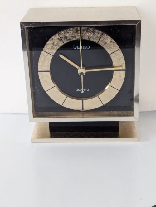 Vintage Seiko Quartz Desk, Table Clock