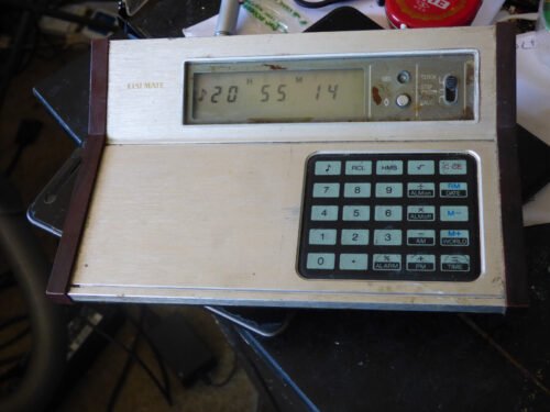 Vintage Sharp Elsi Mate Calculator / Stopwatch / Desk Clock Model CT-600 Boeing