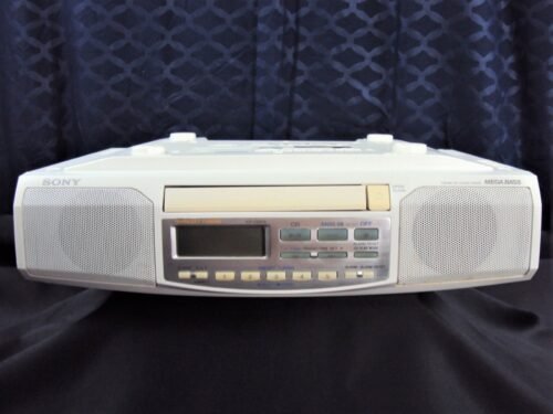 VINTAGE SONY ICF-CD513 MEGA BASS COMPACT DISC AM/FM UNDERCOUNTER STEREO /CLOCK