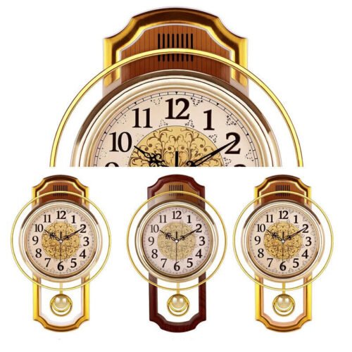 Vintage Swing Clock Wall Clocks Home Decor Living Room Hanging Tables 3d Bedroom