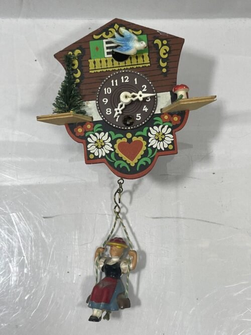 Vintage Swiss House Cuckoo Clock Mechanical