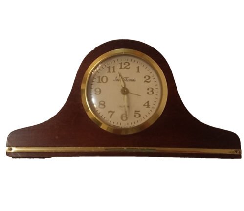 VINTAGE Thomas Mini Mantle Alarm Clock Model 0643-000