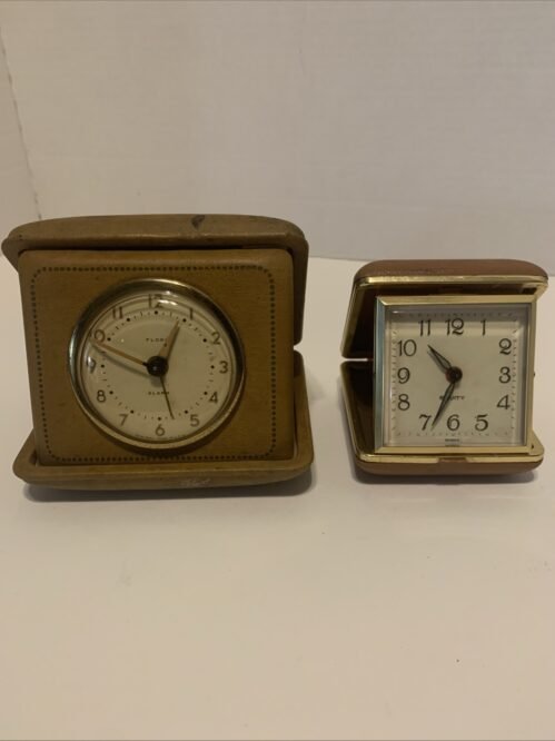 Vintage Travel Alarm Clocks