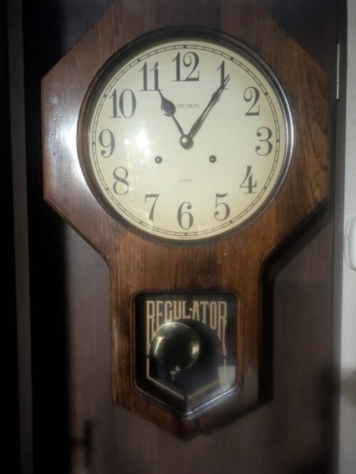 Vintage Verichron Regulator Mechanical 31 Day Pendulum Wall Clock