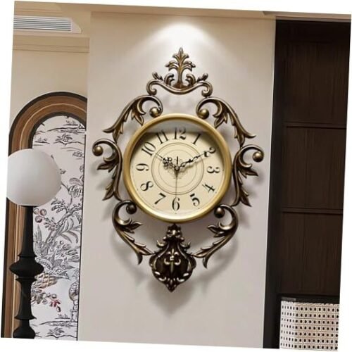 Vintage Wall Clocks Living Room,Decorative Antique Large Wall 21"W x 15"H