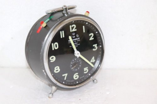 Vintage WEHrLe Three In One Alarm Clock Made In Germany 1960 Excellent Condition