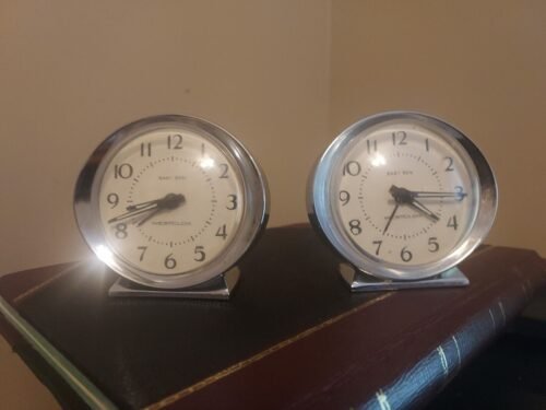 Vintage Westclox Baby Ben Alarm Clocks - Two Working from Estate