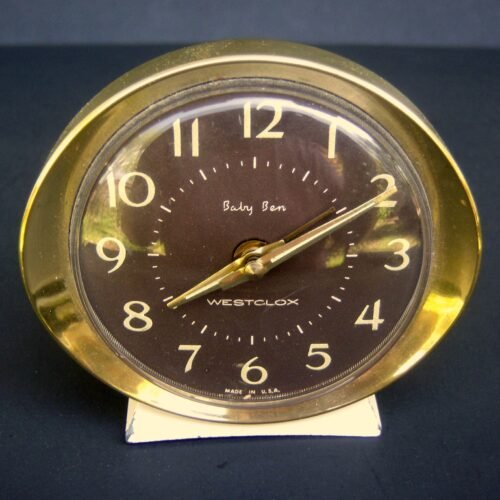 Vintage Westclox Baby Ben Alarm Clock Style 8 1964-1981 MCM Made In USA