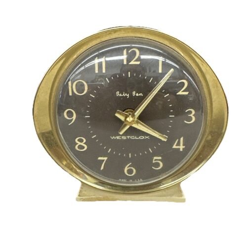 Vintage Westclox Baby Ben Wind-Up Alarm Clock Works Made in Lasalle IL, USA