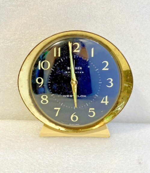 Vintage Westclox Big Ben Repeater Alarm Clock Made In Scotland