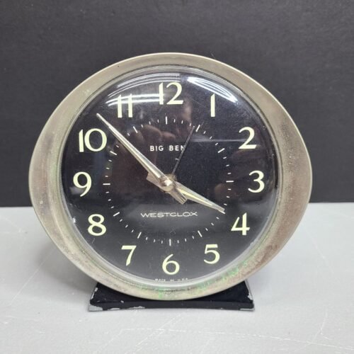 Vintage Westclox Big Ben Wind Up Alarm Clock 3 53647 Tested Works